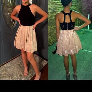 Size 1, Tease Me, short homecoming dress.